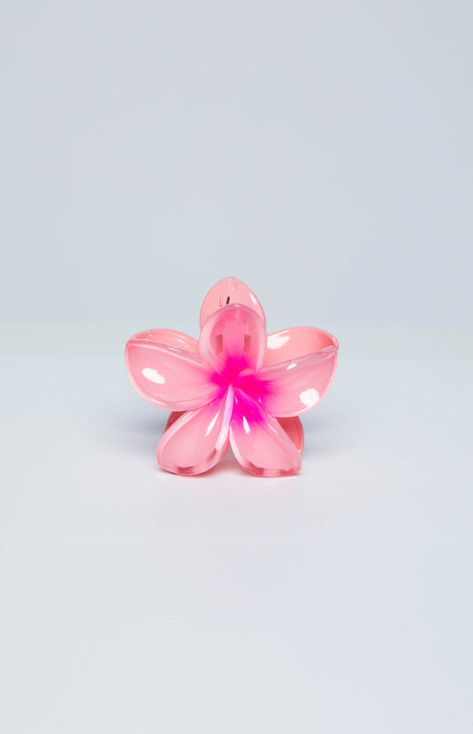 Frangipani Pink Flower Clip