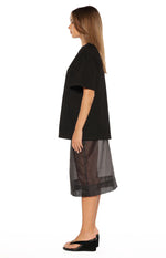 Alba Plain Black Tee Image