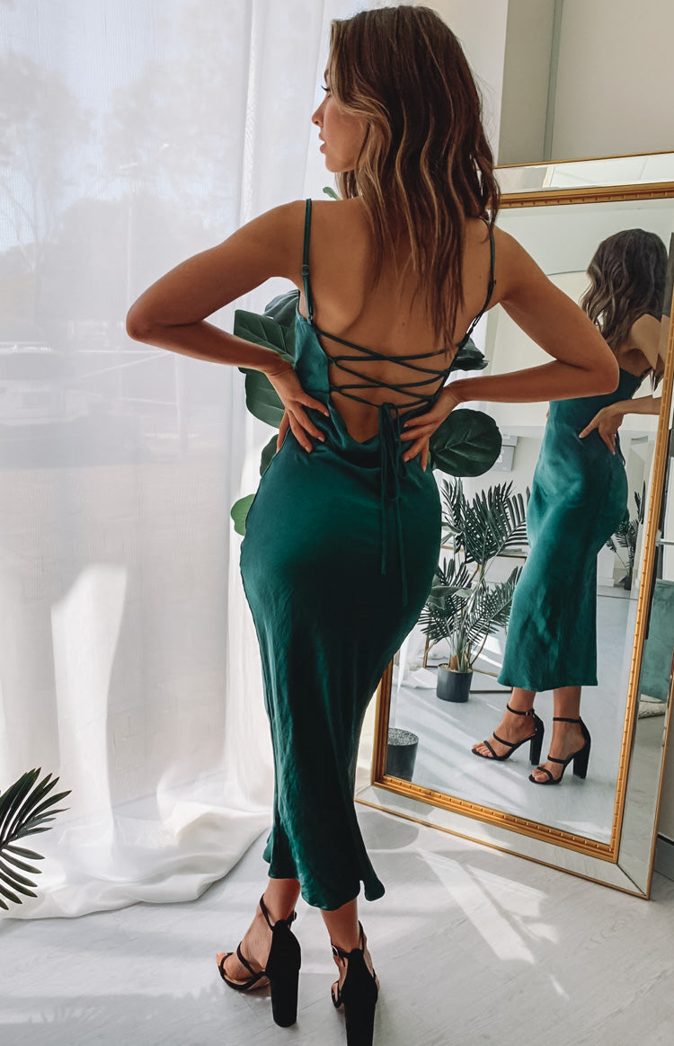 Amaryllis Dress Emerald Image