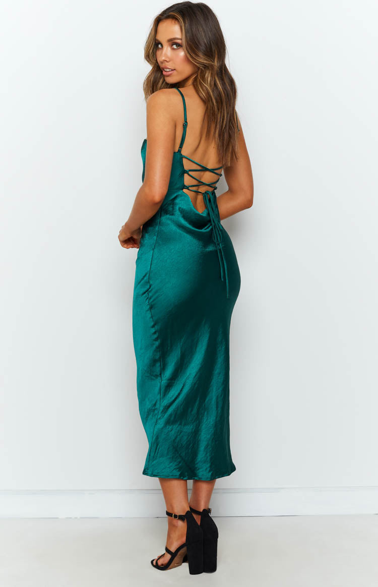 Amaryllis Dress Emerald Image