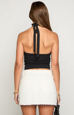 Amora Black Crop Top Image