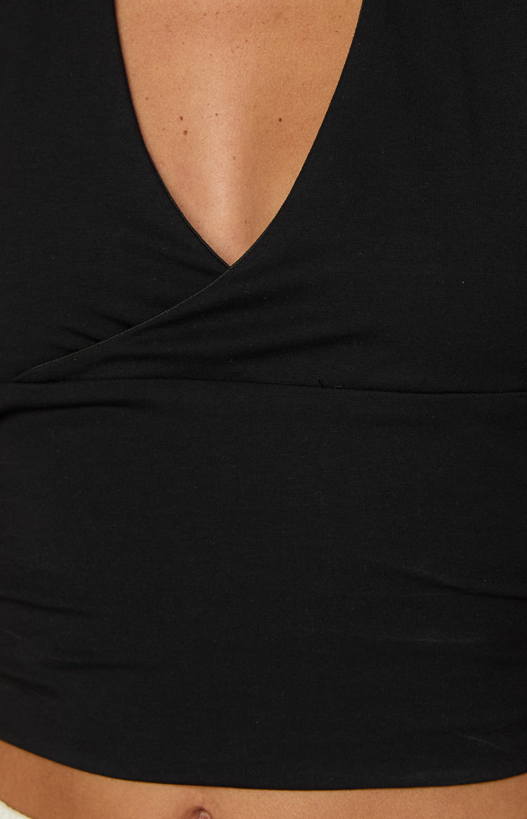 Amora Black Crop Top Image