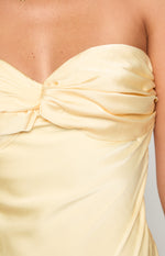 Ashley Yellow Formal Maxi Dress Image