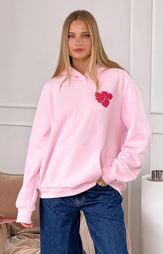 Beginning Pink Hawaii Hoodie