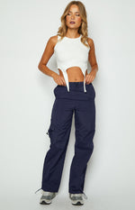 Bronx Navy Drawcord Cargo Pants Image