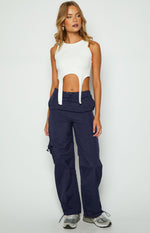 Bronx Navy Drawcord Cargo Pants Image