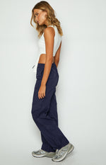 Bronx Navy Drawcord Cargo Pants Image