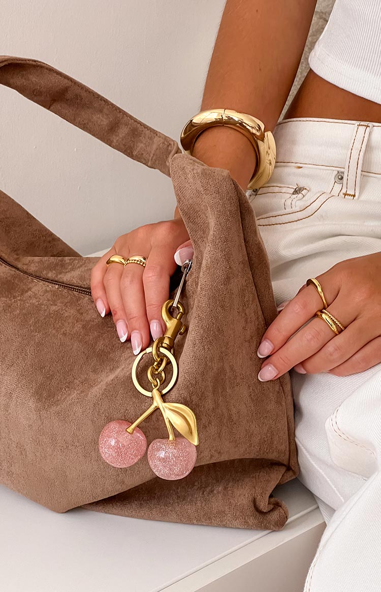 Cherry Pink Keyring Image
