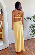 Cindy Yellow Maxi Dress Image