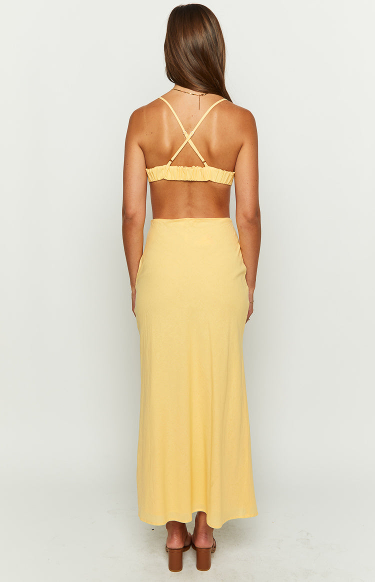 Cindy Yellow Maxi Dress Image