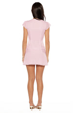 Delta Pink Woven Mini Skirt Image