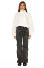 Enya Cream Funnel Neck Sports Jacket - PRE ORDER Image