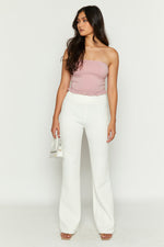 Florah Pink Ruffle Tube Top Image