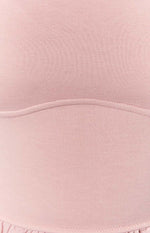 Florah Pink Ruffle Tube Top Image