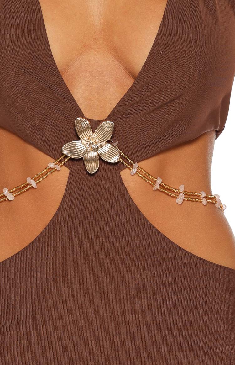 Foxy Brown Chain Detail Mini Dress Image