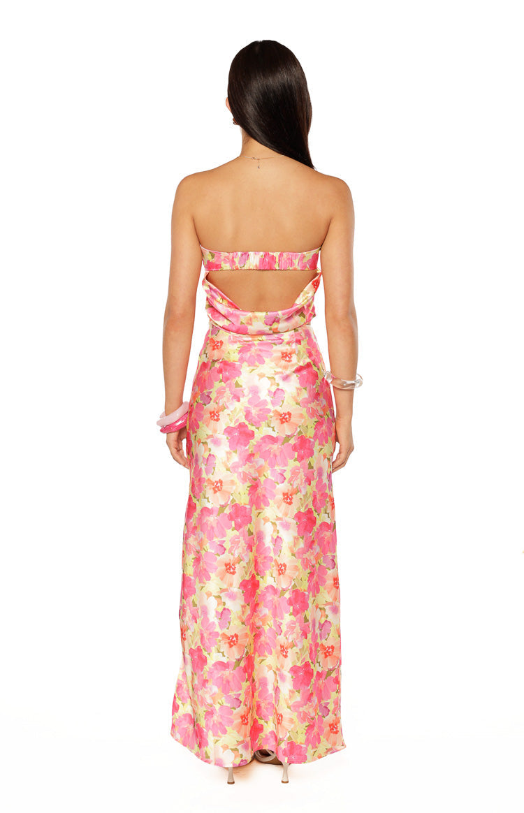 Genevieve Yellow Floral Pop Print Top Image
