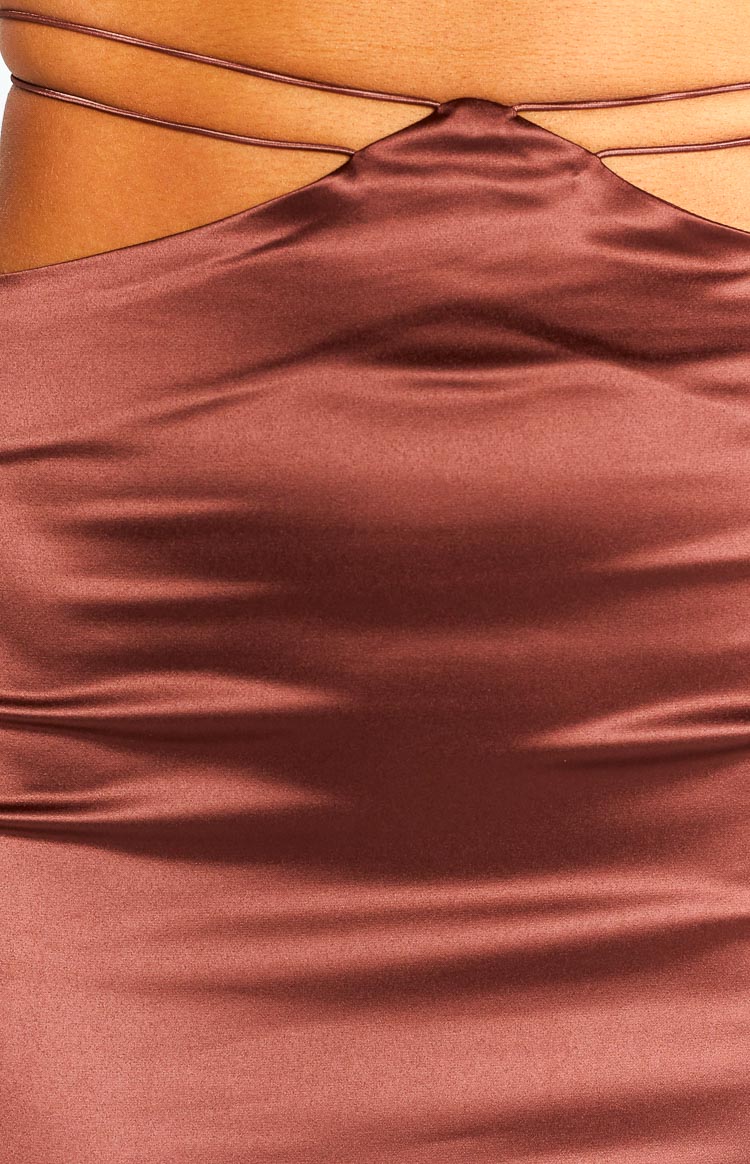 Gigi Brown Maxi Skirt Image