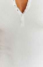 Hazel Collared Mini Dress White Image