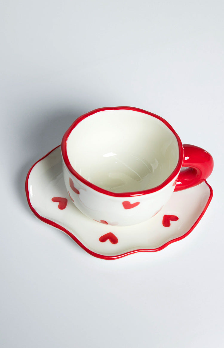 Adore Red Heart Mug Set Image