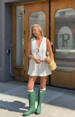 Hector White Playsuit Image