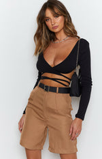 High School Short Tan Image