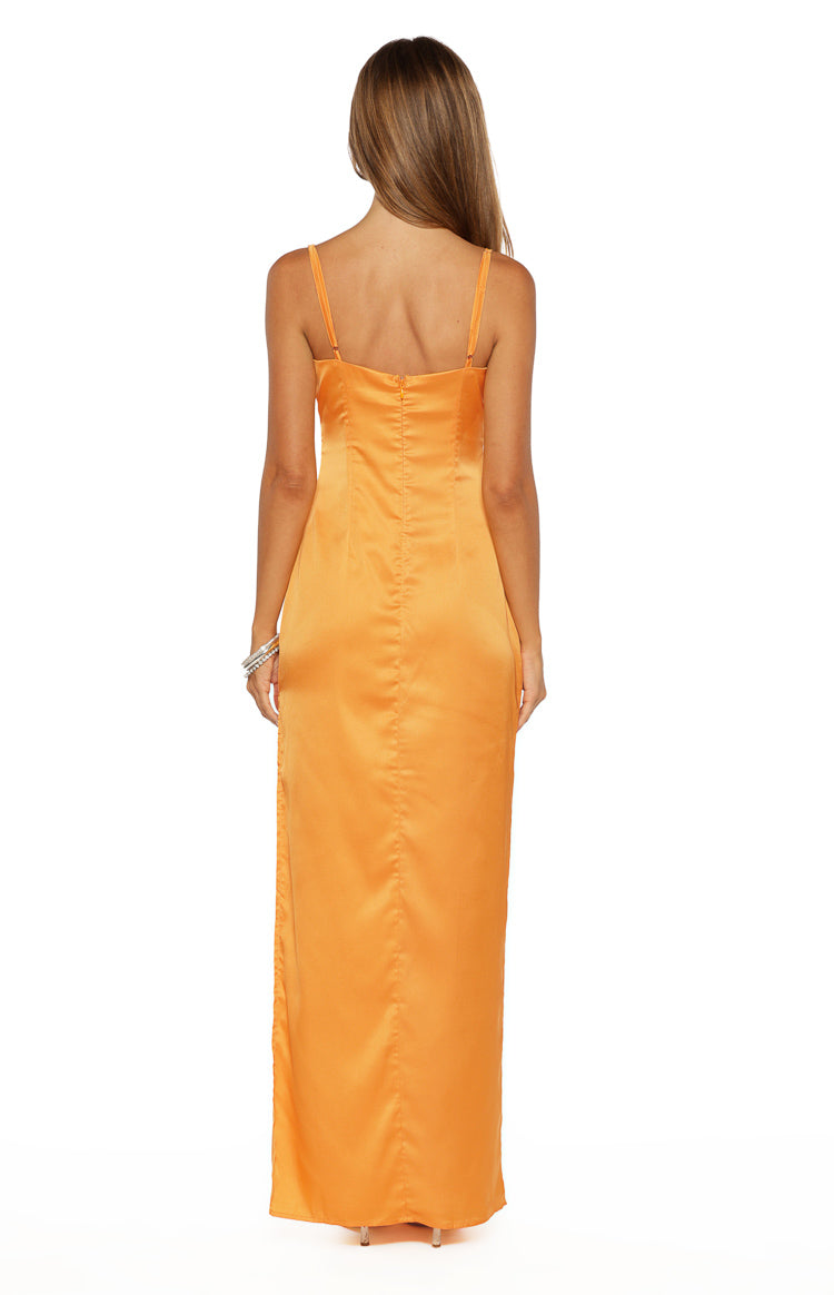Honey Orange Maxi Dress Image
