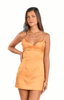 Honey Orange Mini Dress