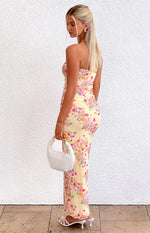 Imogen Yellow Bloom Maxi Dress Image