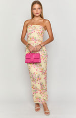 Imogen Yellow Bloom Maxi Dress Image