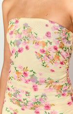 Imogen Yellow Bloom Maxi Dress Image