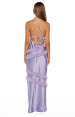 Inara Lilac Ruffle Maxi Dress Image