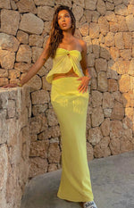 Jacqulin Yellow Maxi Skirt Image