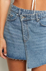 Jendi Denim Mini Skirt Image