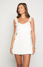 Joyce White Mini Dress Image