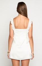 Joyce White Mini Dress Image