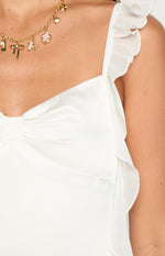 Joyce White Mini Dress Image
