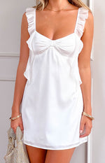 Joyce White Mini Dress Image