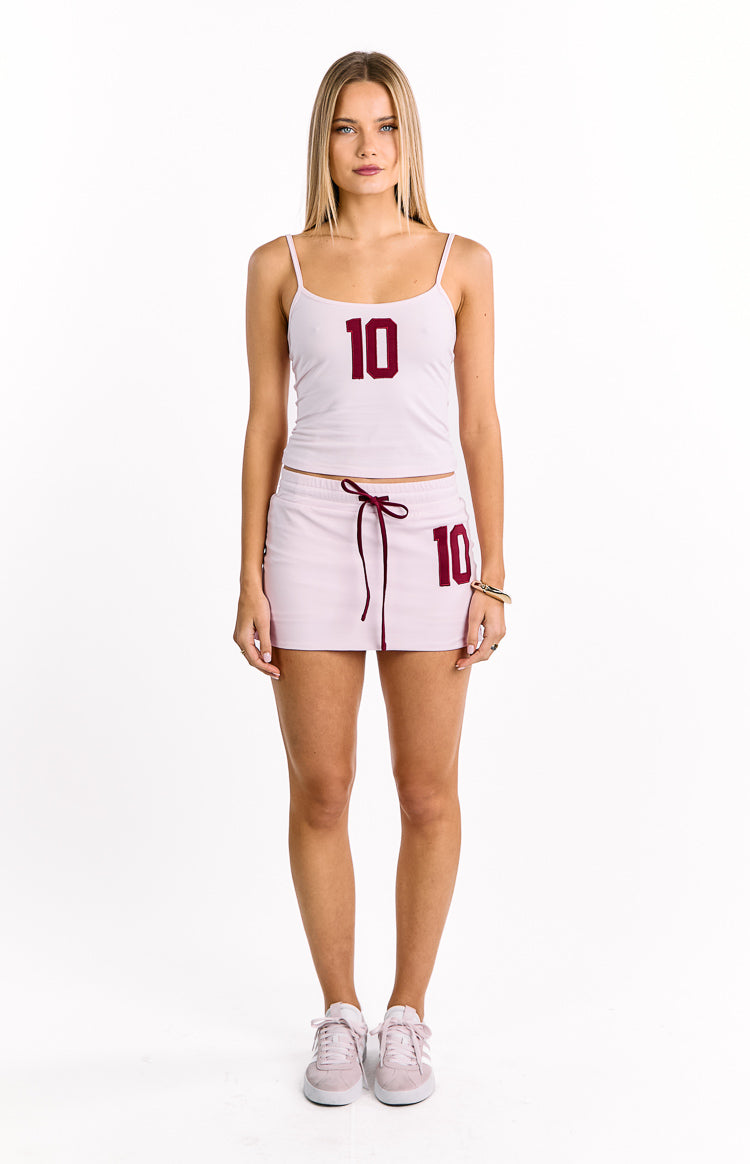 Karey Pink Jersey Top Image