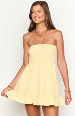 Kimmy Yellow Mini Dress Image