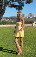 Kimmy Yellow Mini Dress Image
