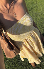 Kimmy Yellow Mini Dress Image