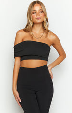 Kylah Black Off Shoulder Top Image