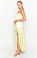Lailani Yellow Corset Maxi Dress Image