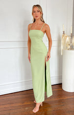 Lenora Green Strapless Maxi Dress Image