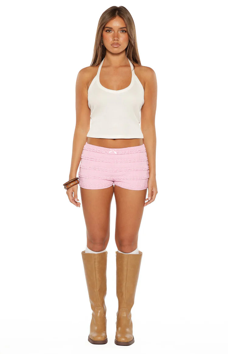 Leo Pink Micro Shorts Image