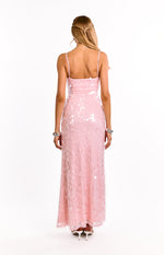 Lyanna Pink Sequin Maxi Dress Image