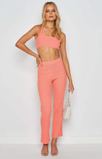 Mariah Orange Crop Top Image