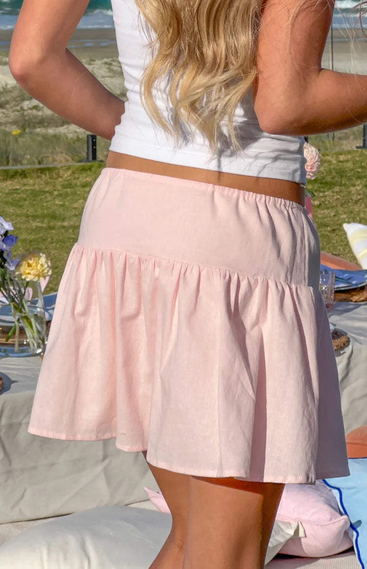Marissa Pink Mini Skirt Image