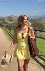 Milly Yellow Mini Dress Image