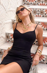 Rois Black Mini Dress Image